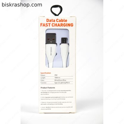 ⁦كابل شحن ومزامنة سريع SIYOTEAM LS611 Micro USB بطول 1 متر⁩ - الصورة ⁦2⁩
